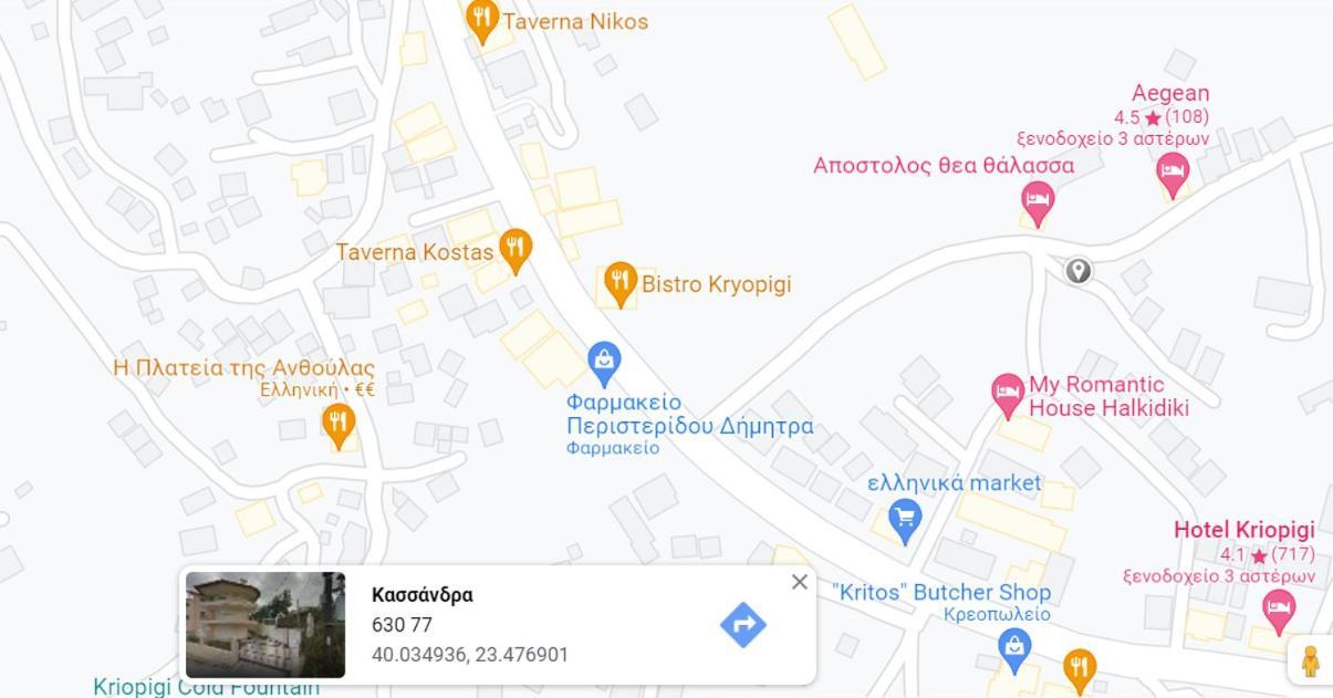Kriopigi Apartments Esterno foto